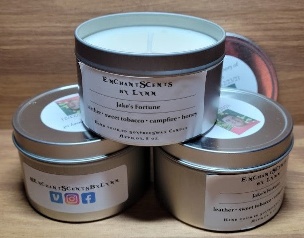 Jake's Fortune Wax Melts 8oz in Tin