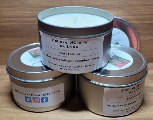 Jake's Fortune Wax Melts 8oz in Tin