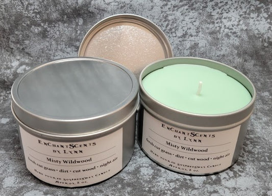 Misty Wildwood Wax Melts 8oz in Tin